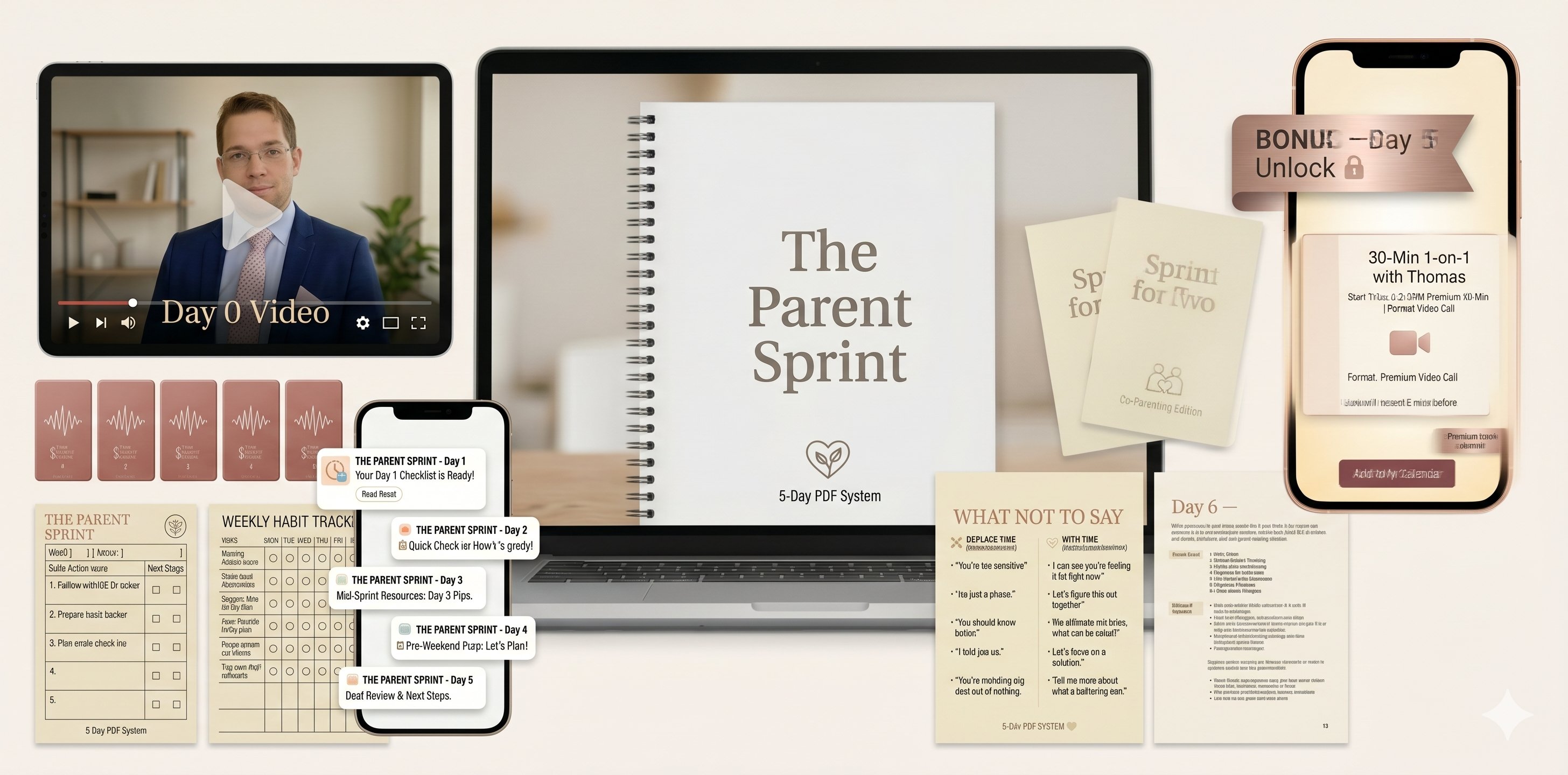 Everything included in The Parent Sprint